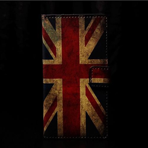 British Flag Pattern PU Leather Case with Stand and Card Slot for Nokia Lumia 730/735