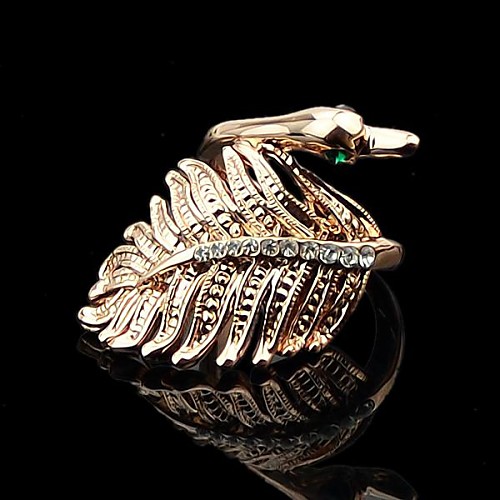 Unique Style Women Costume Shining Peacock New Design Finger Ring