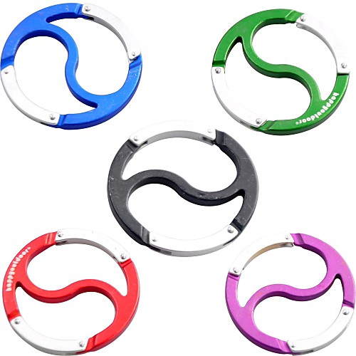 Multifunctional Yin And Yang Carabiner Buckle Quick Release Hang Buckle Keychain (Random Color)