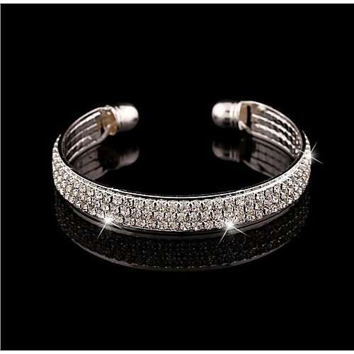 Noble Luxurious Diamond Cuff Bracelets