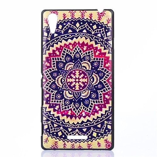 Flower Pattern PC Hard Back Case for Sony Xperia T3