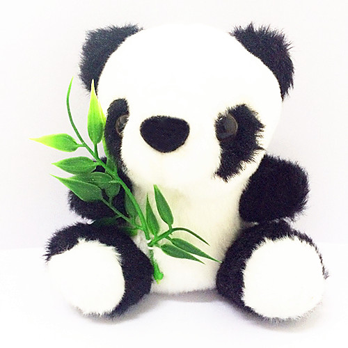 1PCS Смазливая Panda Стиль Плюшевые игрушки куклы (10x7x5.5cm)