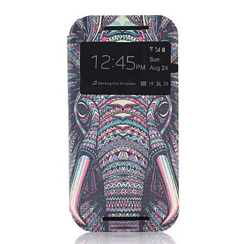 Слон Pattern Кожа PU Полный чехол тело с подставкой для Motorola MOTO g2