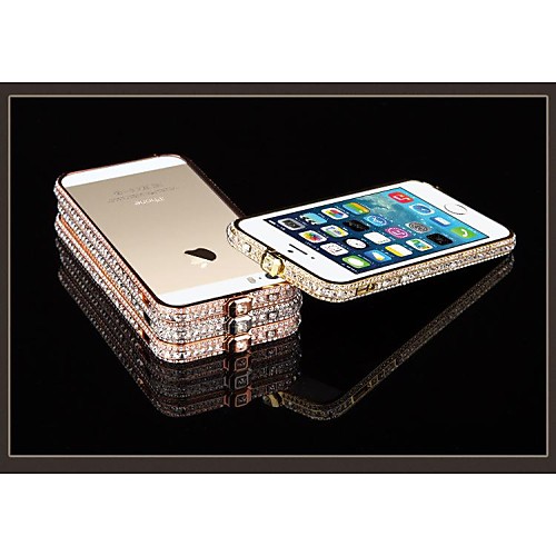 Новый дизайн с Swarovski горный хрусталь алмаз бампер случаях для Iphone 6 (ассорти цветов)