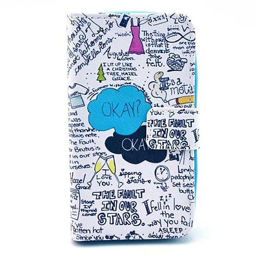 Okay Okay Pattern PU Leahter Full Body Cover with Stand and Card Slot for Huawei Y330