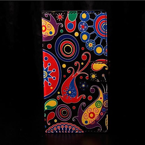 Jellyfish Pattern PU Leather Case with Stand and Card Slot for Nokia Lumia 730/735