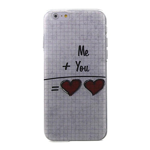 DF You and Me Pattern Hard Case Cover for iPhone 6