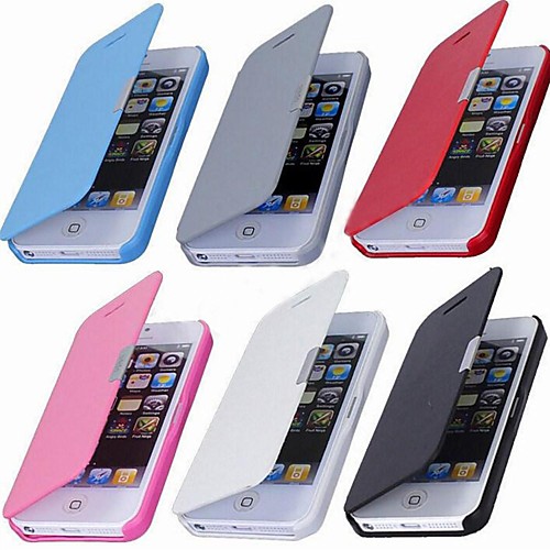 Frosted Design Magnetic Buckle Full Body Case for iPhone 5/5S(Assorted color)