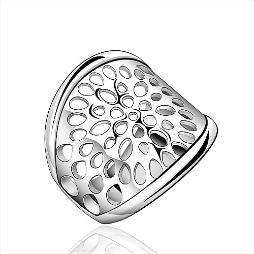 Women's Hot Selling Special Design Howllowed Silver Ring