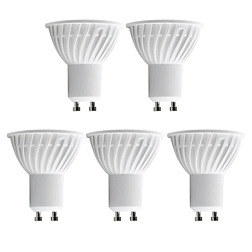 5-Pack HLUX™ LED GU10 5W 40x3014SMD 350lm CRI>80 2700K Warm White Spot Light (AC220-240V)