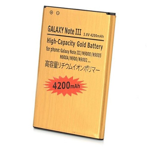 замена 4200mAh 3.8V литий-ионный аккумулятор для Samsung Galaxy Примечание 3 / N9000 / n9005 / n900a / n9002