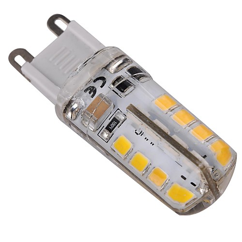 G9 4W 32x2835smd 400lm 2800-3200k теплый белый свет привел кукурузы лампочку (AC 220-240В)