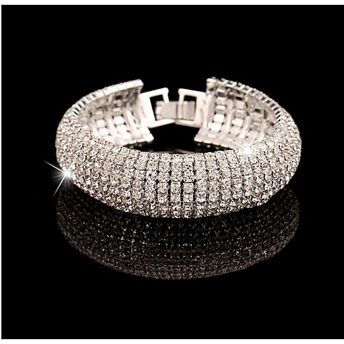 Noble Luxurious Diamond Cuff Bracelets