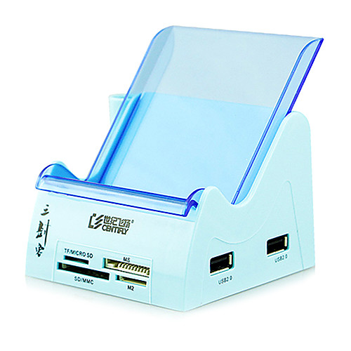 5-портовый высокоскоростной USB 2.0 концентратор читатель SD / TF / MS карт