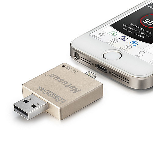 natusun я-FlashDisk 32gb OTG USB флэш-флэш-накопитель для Iphone 5 / 5S / 6/6 плюс