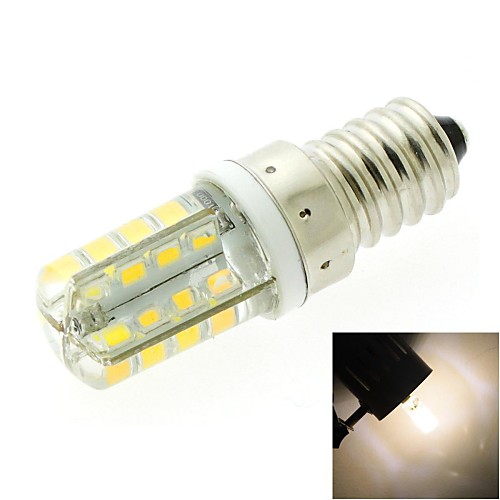 e14 3w 220LM 32x2835 SMD LED 3000K теплый чехол белый свет силикагель кукурузы лампочку (AC 220V)