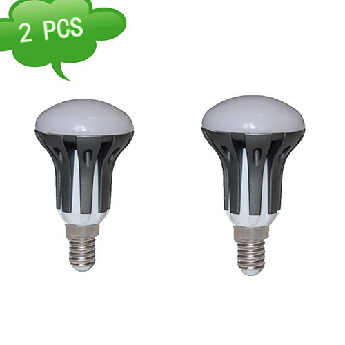 2PCS DUXLITE R50 E14 7W(=Incan 65W) CRI>80 630LM 15x2835SMD 3000K Warm White LED Spot Light(AC 85-265V)