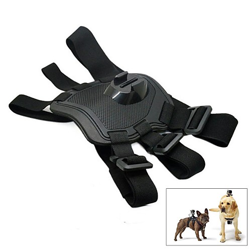 Fetch Dog Harness Chest Shoulder Strap Belt Mount for GoPro Hero4/3/3/SJ4000