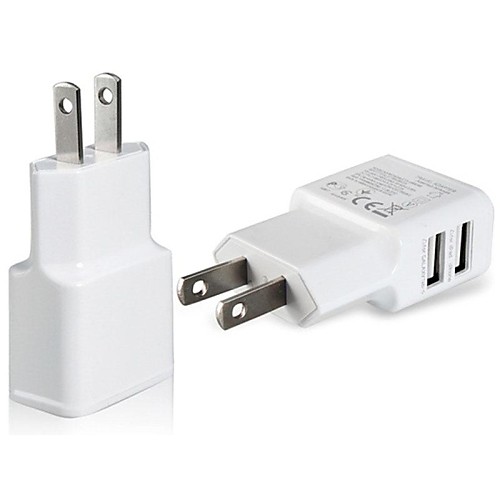 США Plug Dual USB адаптер питания зарядное устройство для Ipad, Iphone&Samsung