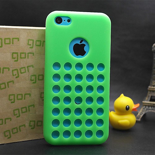 Силиконовый чехол с отверстиями в задней части для IPhone 5C (разные цвета) от MiniInTheBox.com INT Силиконовый чехол с отверстиями в задней части для IPhone 5C (разные цвета) от MiniInTheBox.com INT