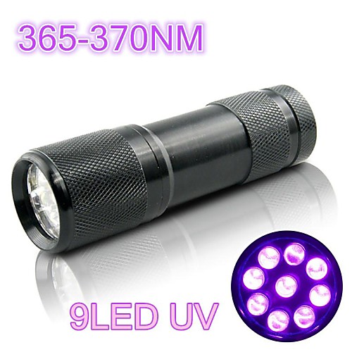 The Huntereyes 9LED UV Black Pet Urine Detection Flashlight