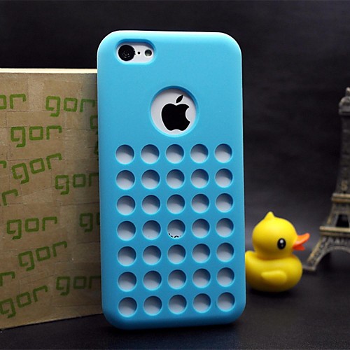 Силиконовый чехол с отверстиями в задней части для IPhone 5C (разные цвета) от MiniInTheBox.com INT Силиконовый чехол с отверстиями в задней части для IPhone 5C (разные цвета) от MiniInTheBox.com INT