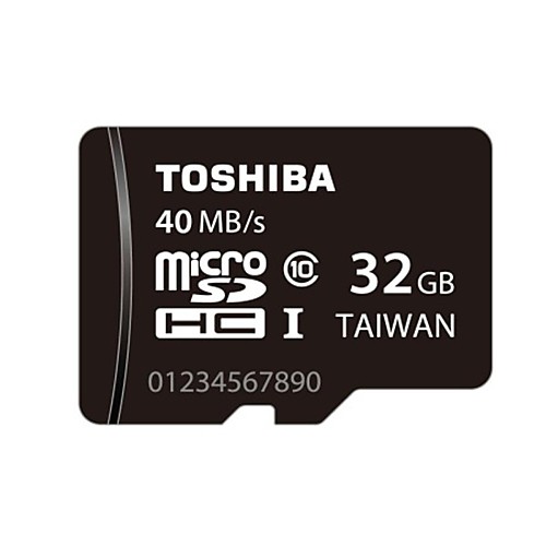 Toshiba класса Micro SDHC TF карта 32gb UHS-I W / SD адаптер R: 40 Мб / с SD-c032gr7ar040ach