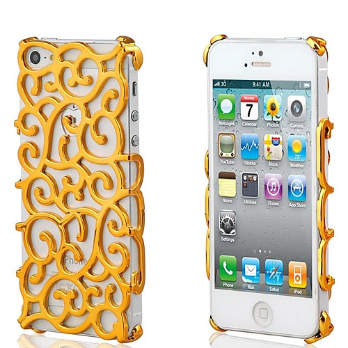 Court Flower Hollow Out Mobile Phone Protection Shell for iPhone 5/5S (Assorted Colors)