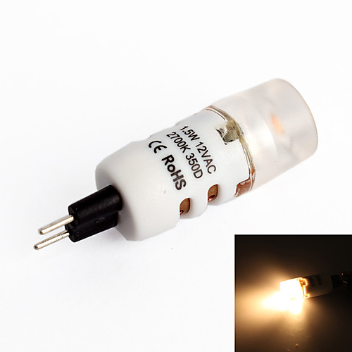 g4 1.5W 4x Samsung 2323 SMD 100lm 3000k теплый белый свет Светодиодные лампы (DC 12V)