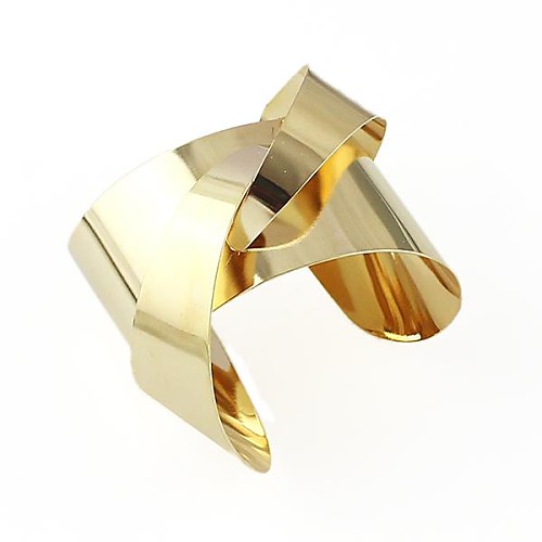 2014 New Coming Punk Style Gold Plated Unique Design Bangle Cuff