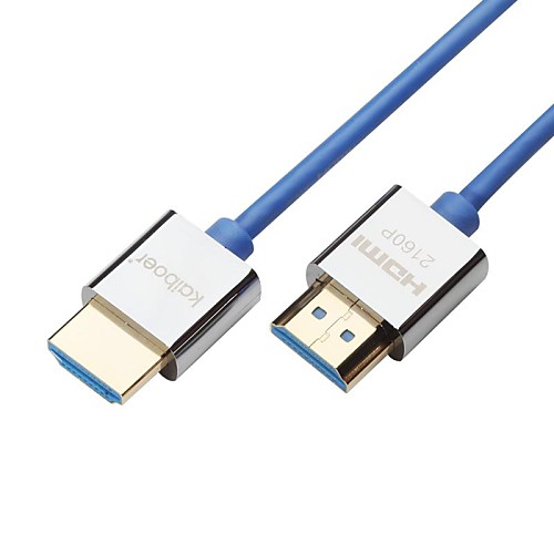 Kaiboer 1м 3.28ft HDMI ультра тонкий кабель Version2.0 KBE-HD-11010 4k  2k и вывод 3D поддерживается