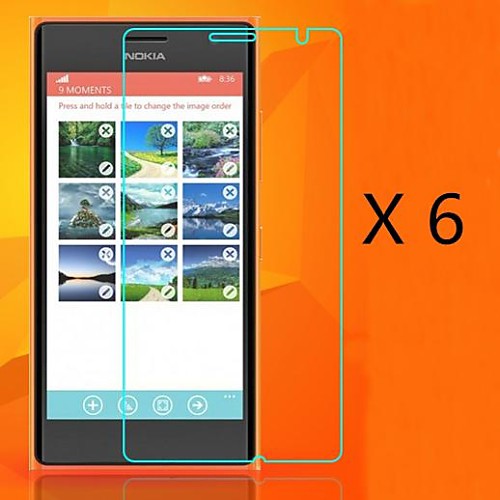 (6 шт) высокой четкости экран протектор для Nokia Lumia 730