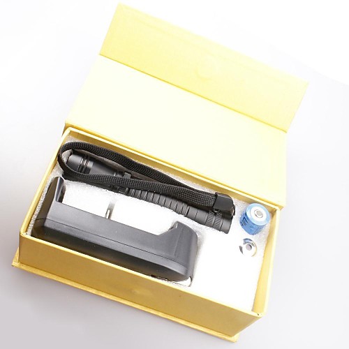LT-0886 Фокусировка дайвинг зеленая лазерная указка (4 МВт, 532, 1x16340.black)