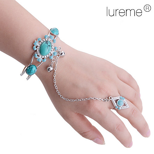 luremevintage сплав смолы камень шаблон браслет с узором подсолнечника кольца
