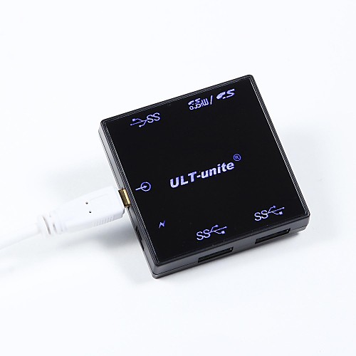 USB3.0 3-портовый концентратор  SD / MicroSD картридер гребень