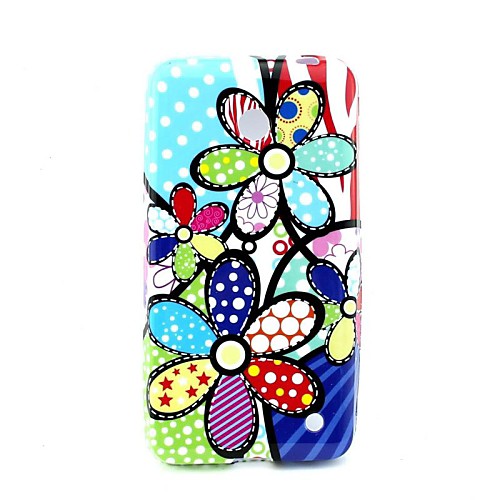 Colourful Flower Petal Pattern TPU Solf Cover for Nokia Lumia 630/635