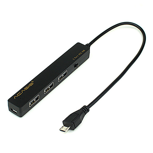3-портовый высокоскоростной USB 2.0 OTG центром