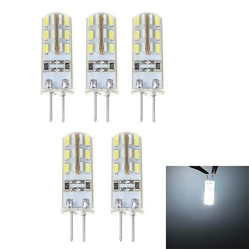 g4gs015d g4 1.5W 100LM 6000K 24-SMD 3014 LED White Light привели кукурузы лампочку (dc12v)