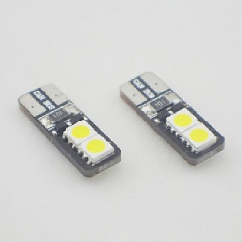 Шина CAN T10 5W 4x5050 SMD белый светодиодные лампы для автомобиля (12 В, 2-Pack)