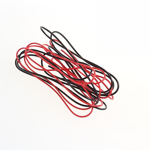 (Красный  черный) провода, печатные платы летать линии, один метр