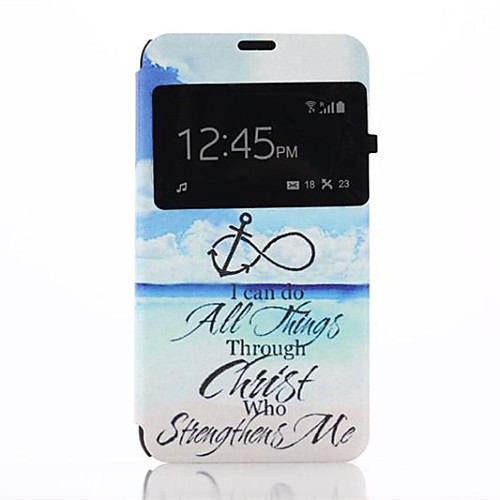 якорь Pattern Кожа PU Полный чехол тело с подставкой для Nokia Lumia 630