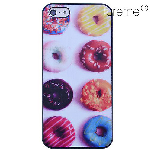 Donuts Pattern Поликарбонат Назад Чехол для iPhone 5/5S