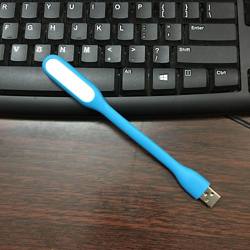1.2W USB LED свет портативный сгибаемую Синяя лампа для портативных ПК ноутбука