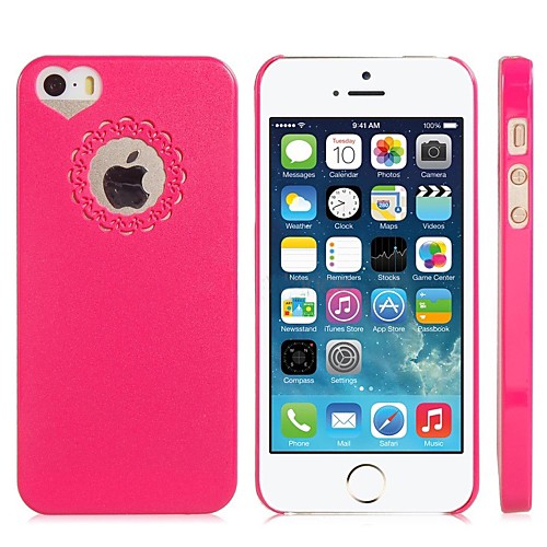 Heart Shape The Leakage Back Cover Case for iPhone 5/5S (Assorted color)