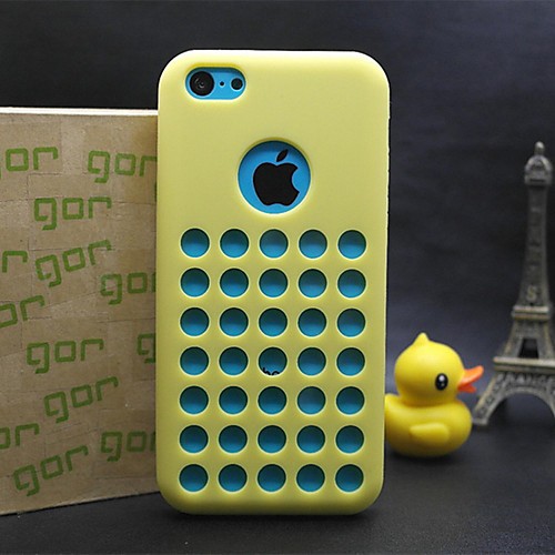 Силиконовый чехол с отверстиями в задней части для IPhone 5C (разные цвета) от MiniInTheBox.com INT Силиконовый чехол с отверстиями в задней части для IPhone 5C (разные цвета) от MiniInTheBox.com INT