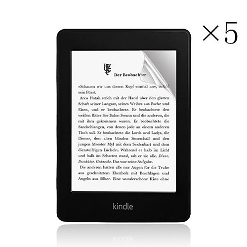 6-дюймовый ясно протектор экрана фильм, пригодный для Kindle кобо PocketBook уголок для Сони Устройства 5PCS / LOT