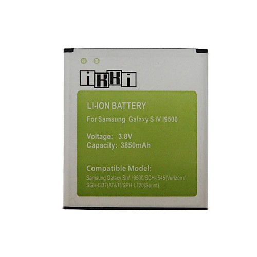 Икки ™ 3.8V 3850mah Li-Ion аккумулятор для Samsung Galaxy S4 i9500 / i9502 / i9508 / i959 / i9505