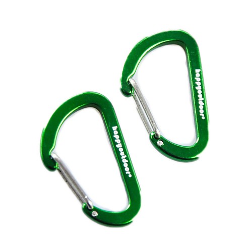 4mm Wirgate Carabiner Buckle Hook Holder Clip 2pcs Set (Random Color)