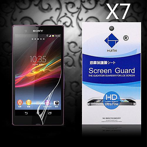 HD экран протектор с пыле-поглотителя для Sony Xperia Z / l36h (7 шт)