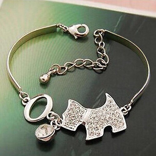 Full Diamond Puppy Bracelet